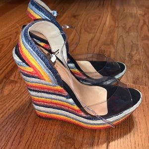 Brand New Schutz Wedge Sandals